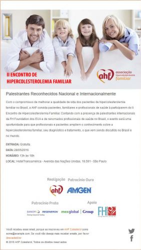 2 º Encontro de Hipercolesterolemia Familiar