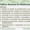 Política Nacional de Medicamentos - Diretrizes
