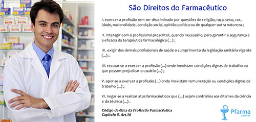 São direitos do Farmacêutico: